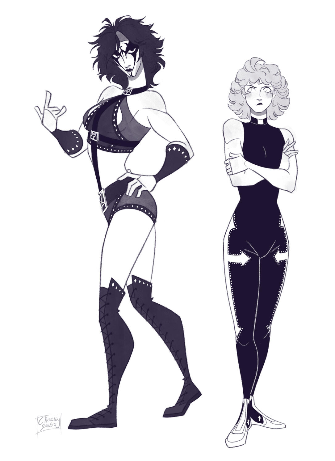 90’s Wrestlers - Eve &amp; Mary