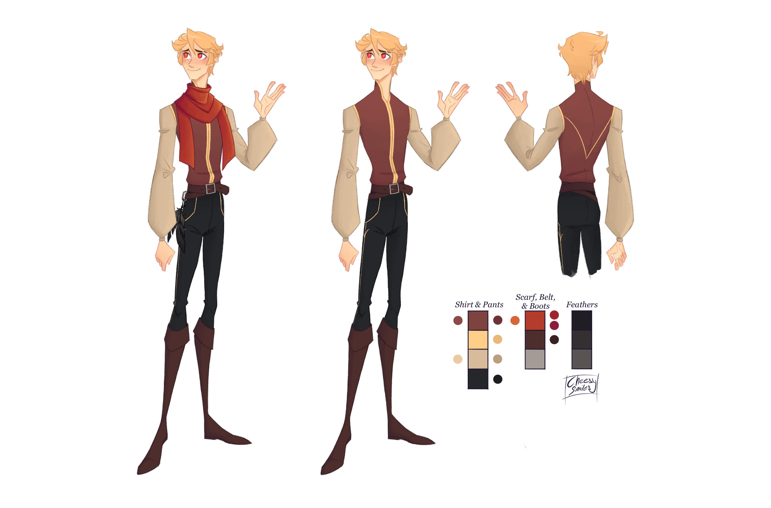 Color guide - Felix Cleite (casual)