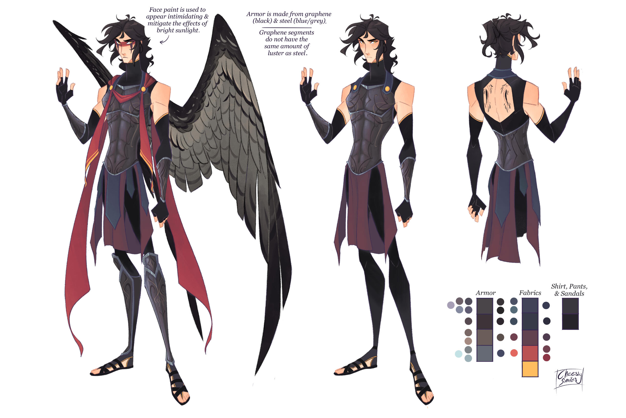 Color guide - Tenebris Crane (war)