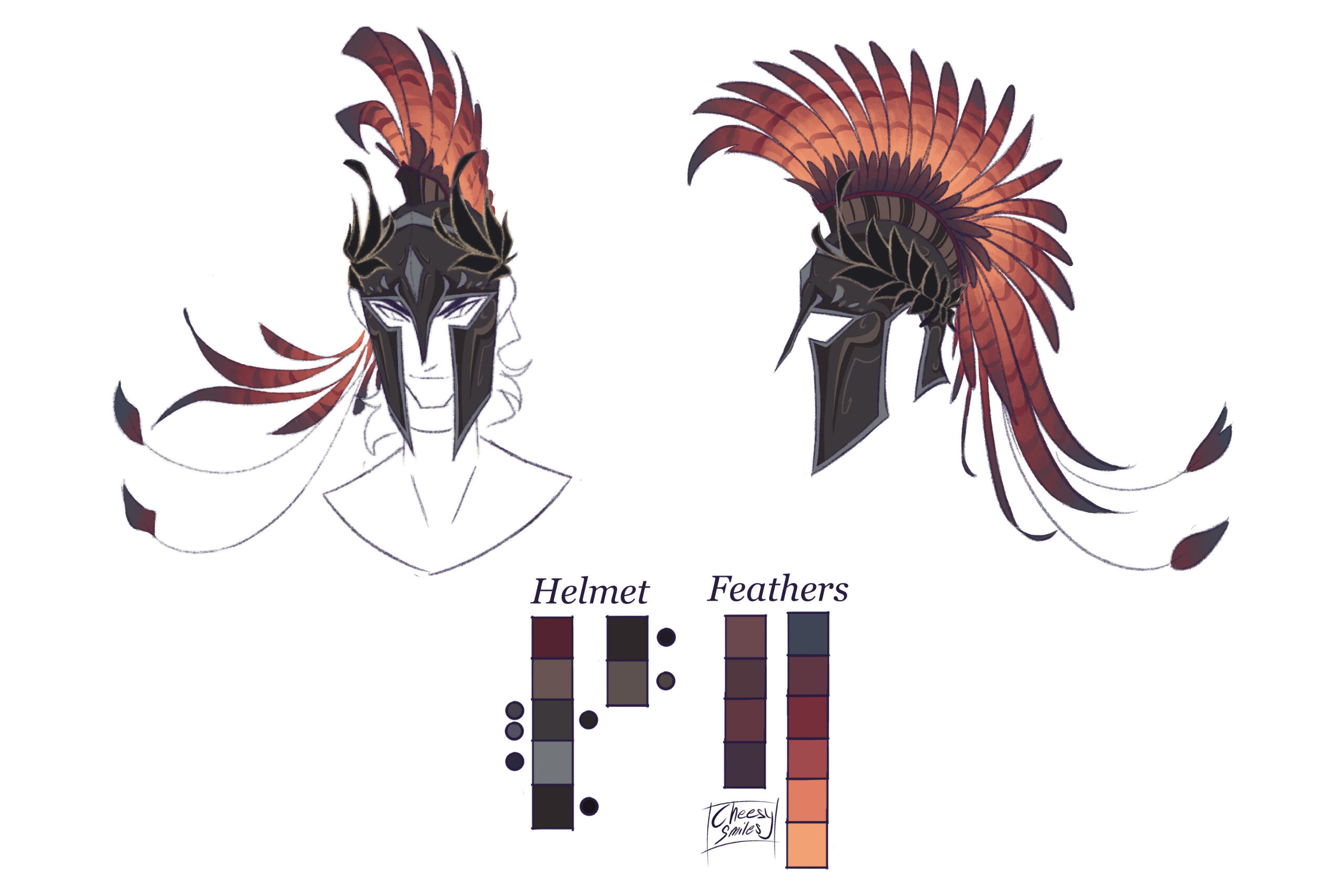 Prop design - Tenebris’ Helmet