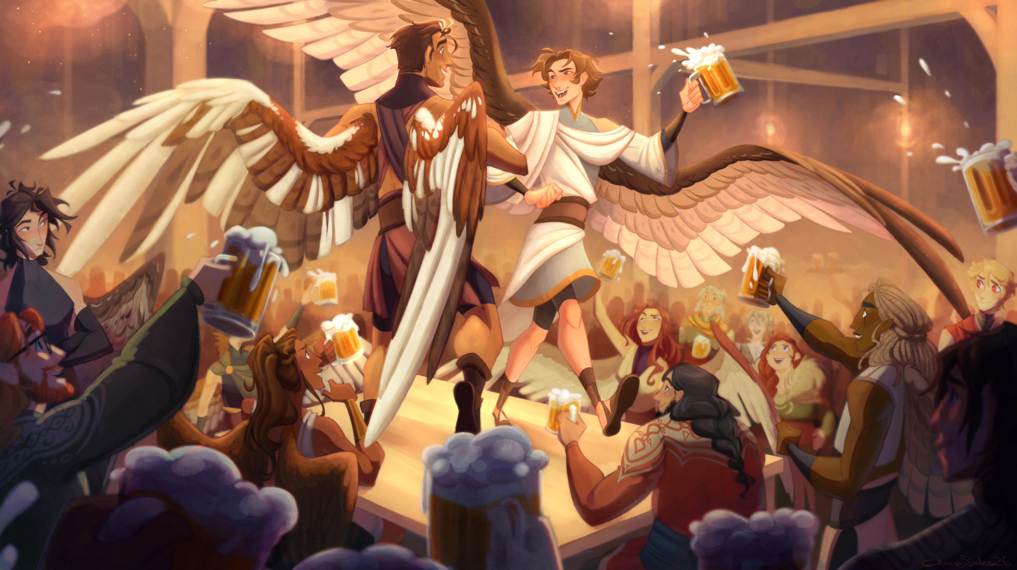 Concept painting - “Cheers!”