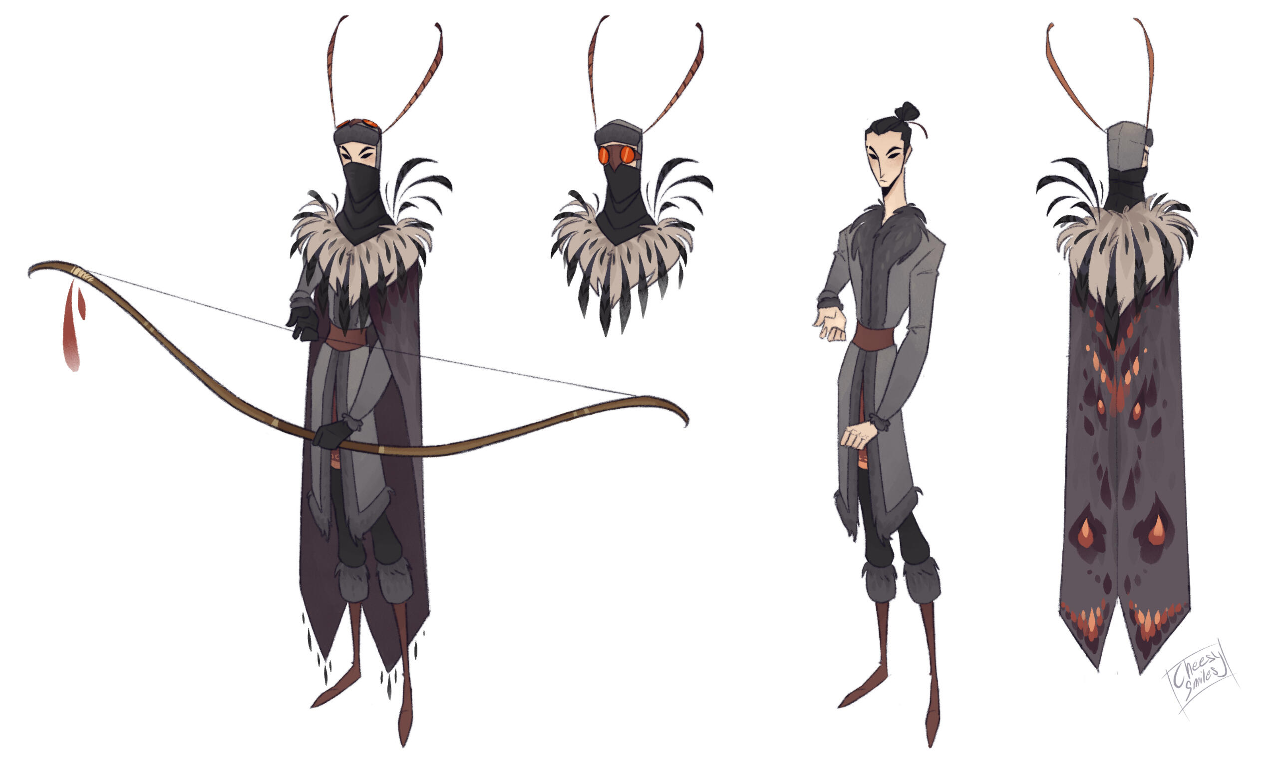 Character design - Fowler Moth