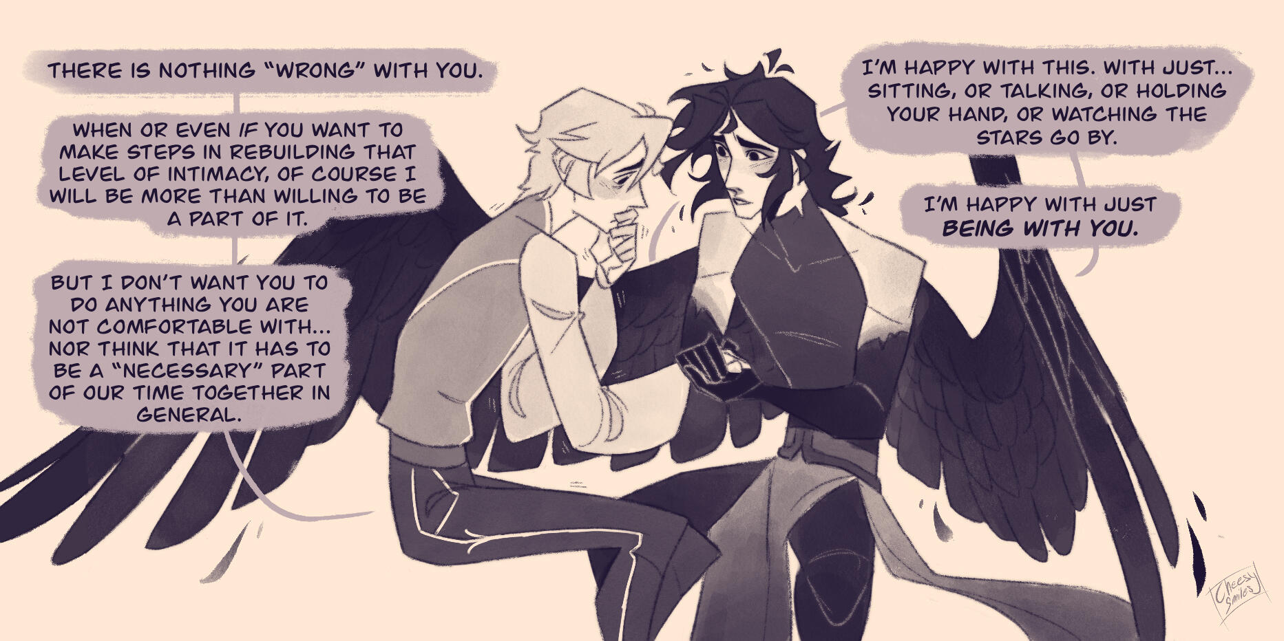 Action pose - Tenebris &amp; Felix