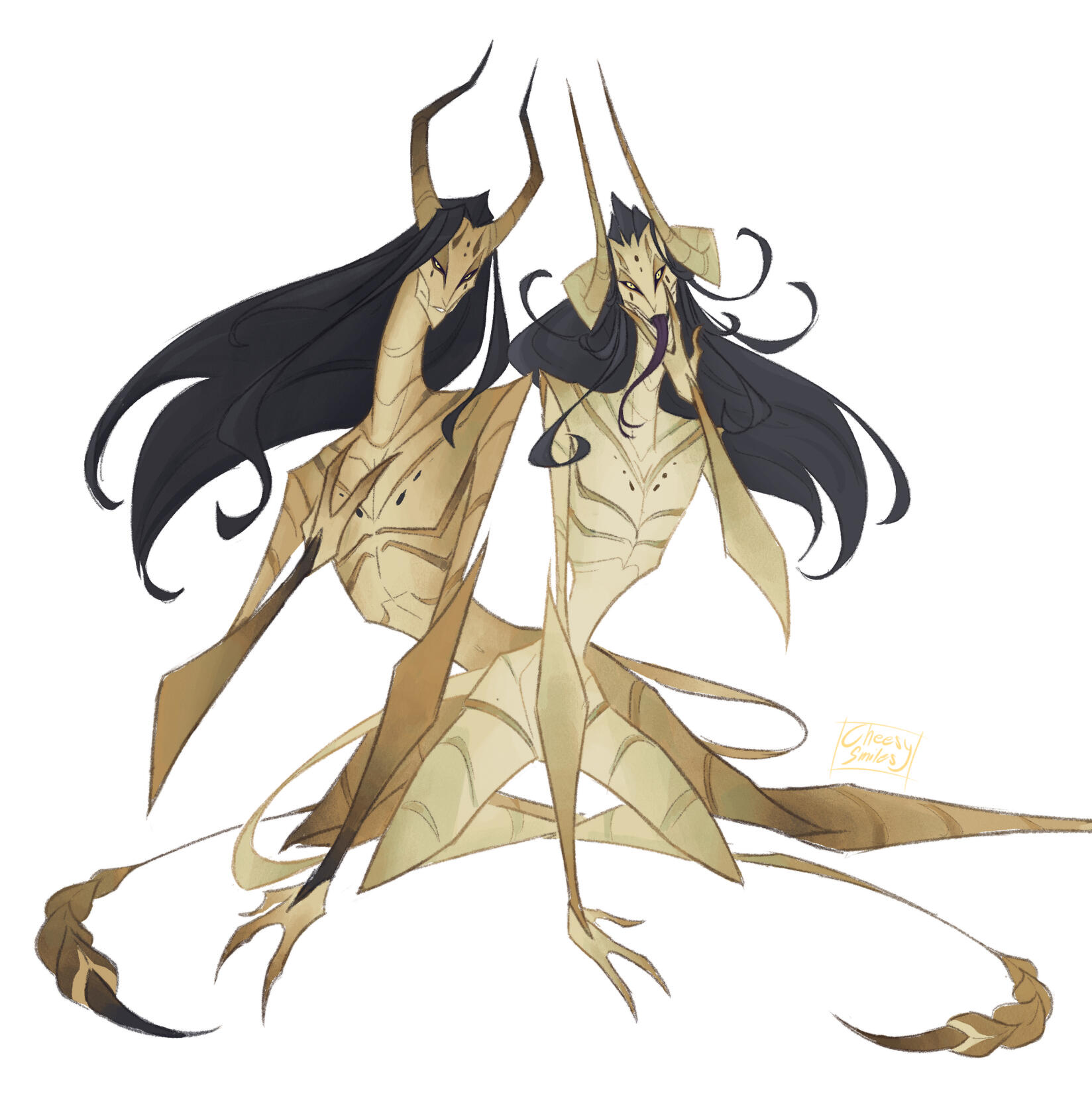 Character design - Evelyn &amp; Edith