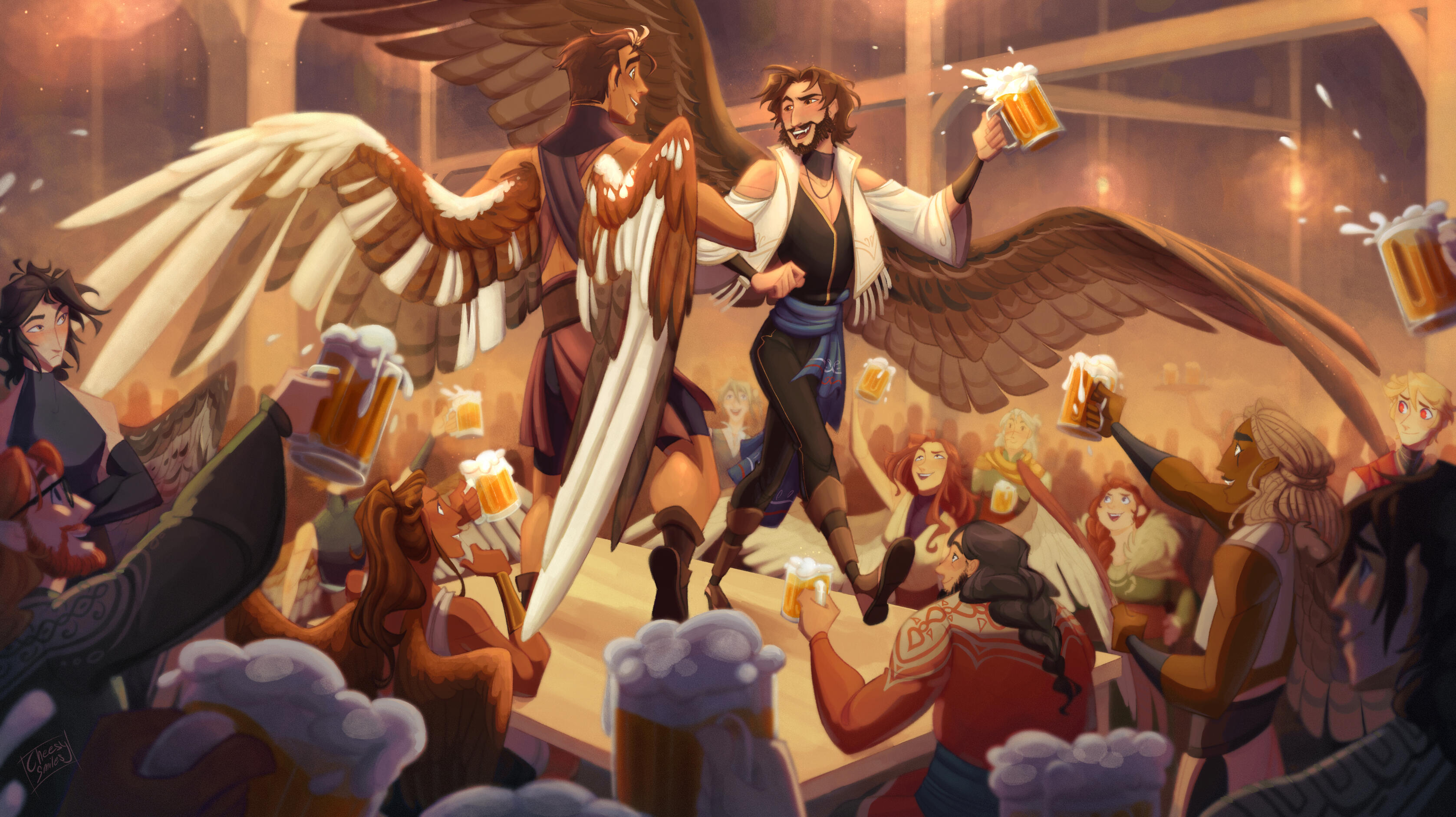 Concept painting - "Cheers!"