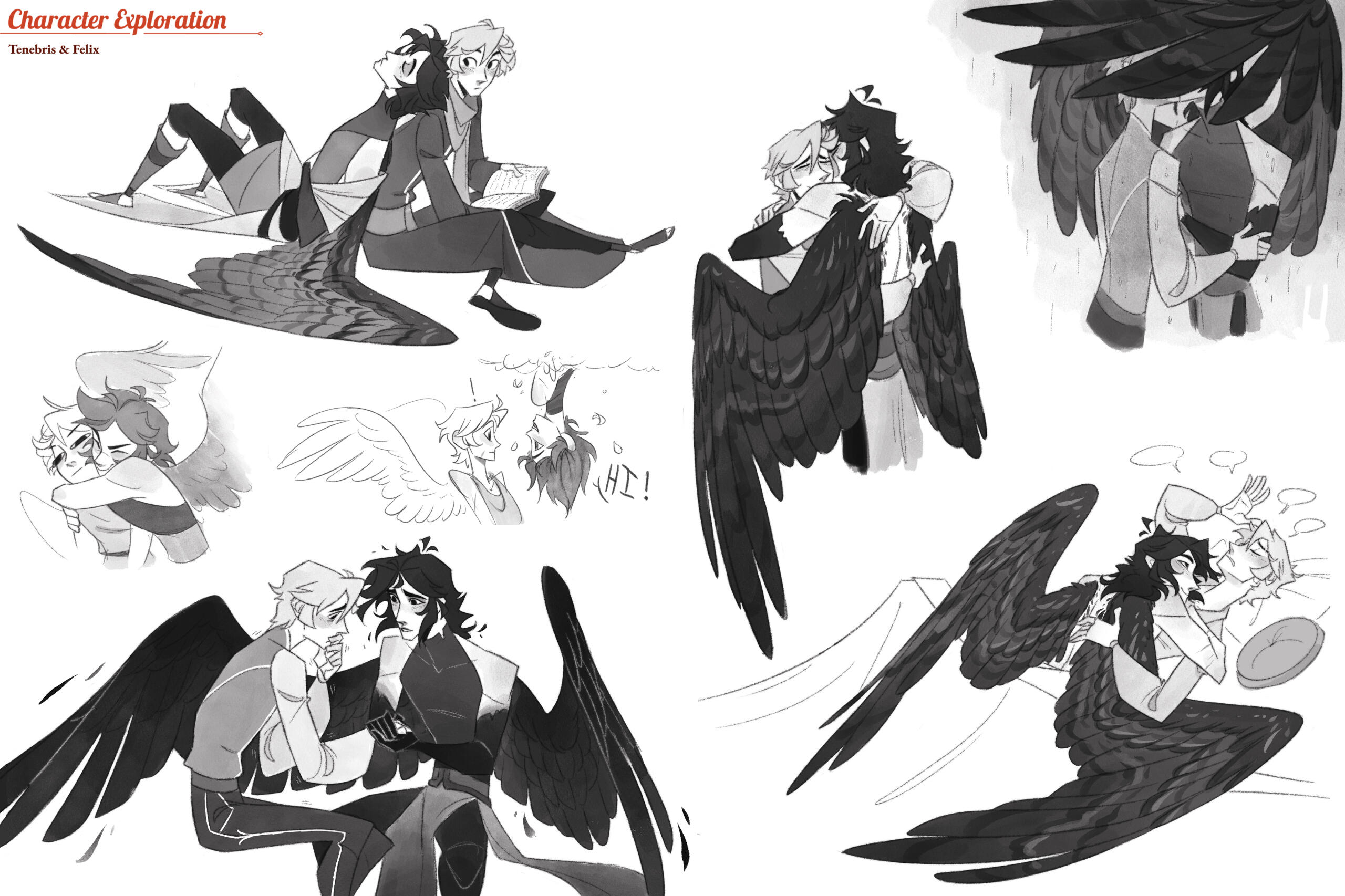 Character exploration - Tenebris & Felix
