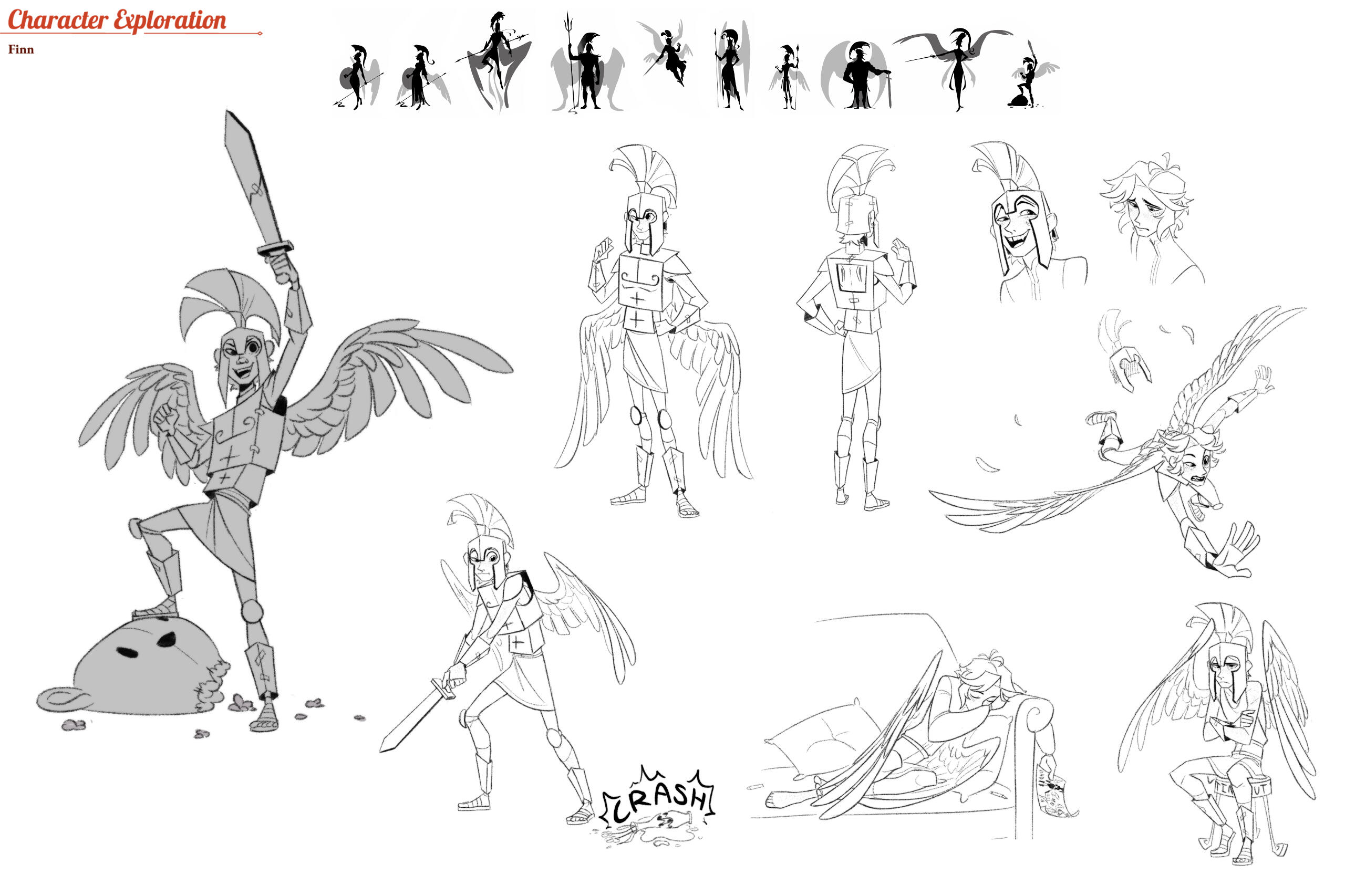 Character design - Finn Swan