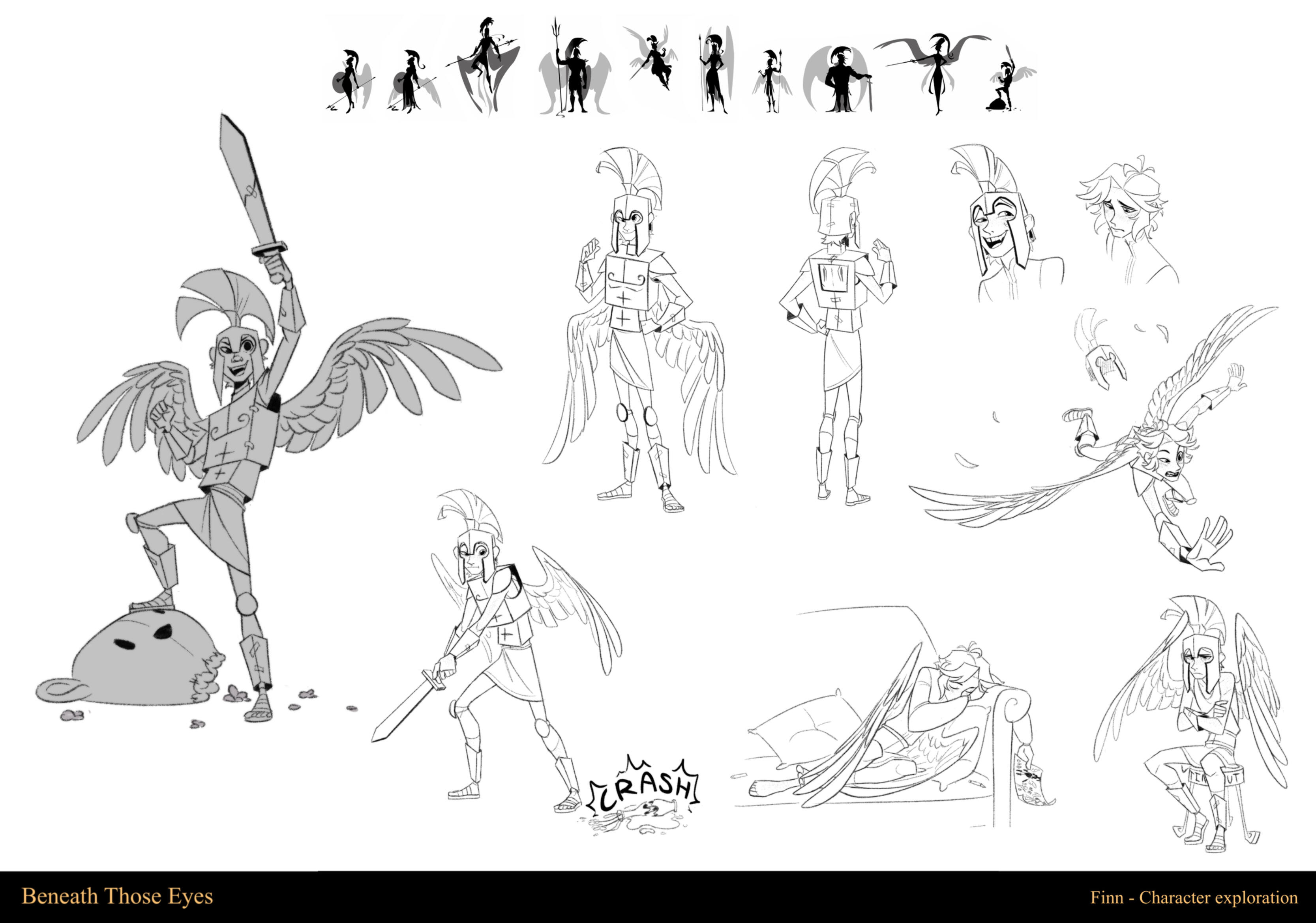 Character design - Finn Swan
