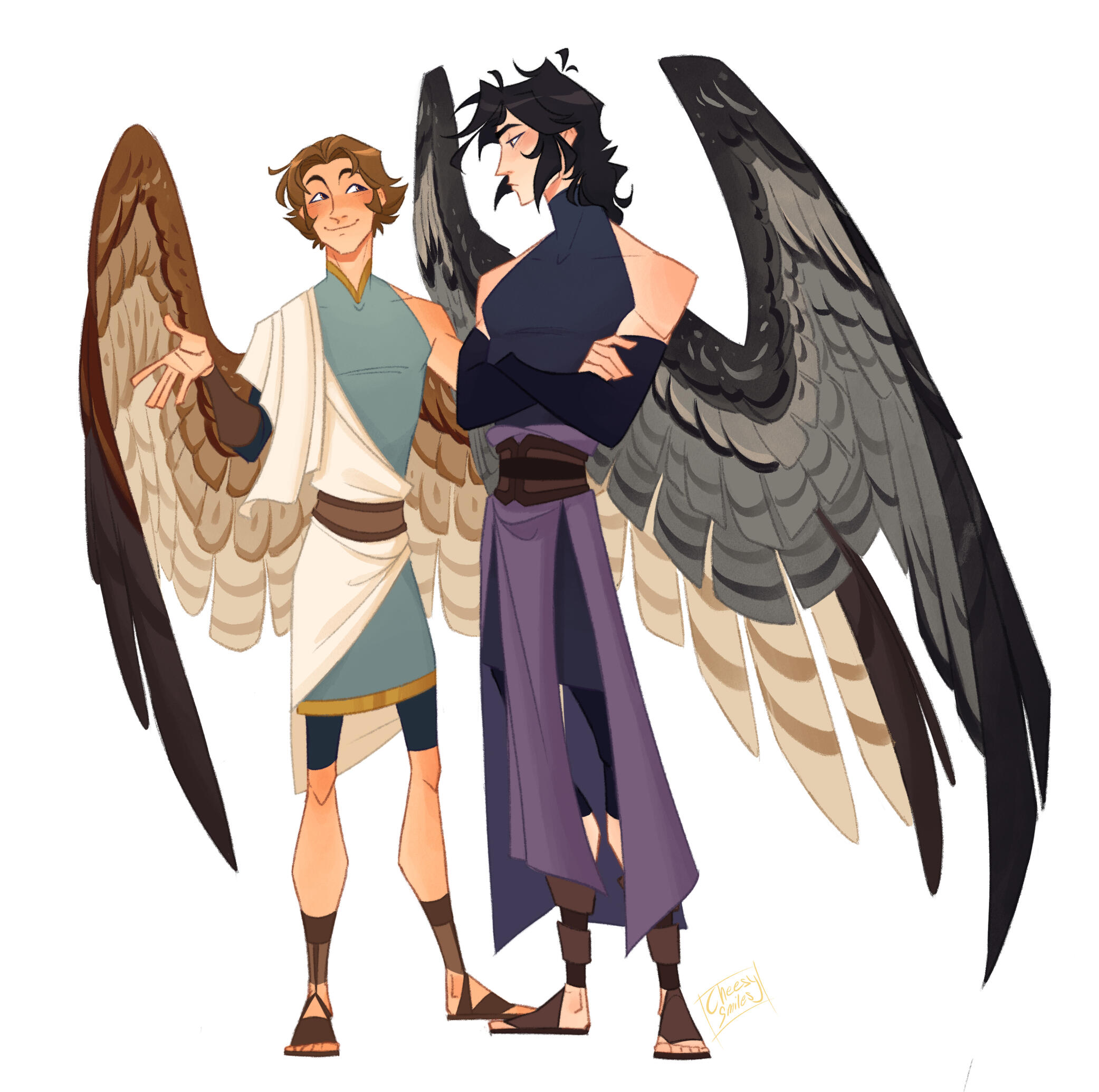 Character Design - Avian brothers