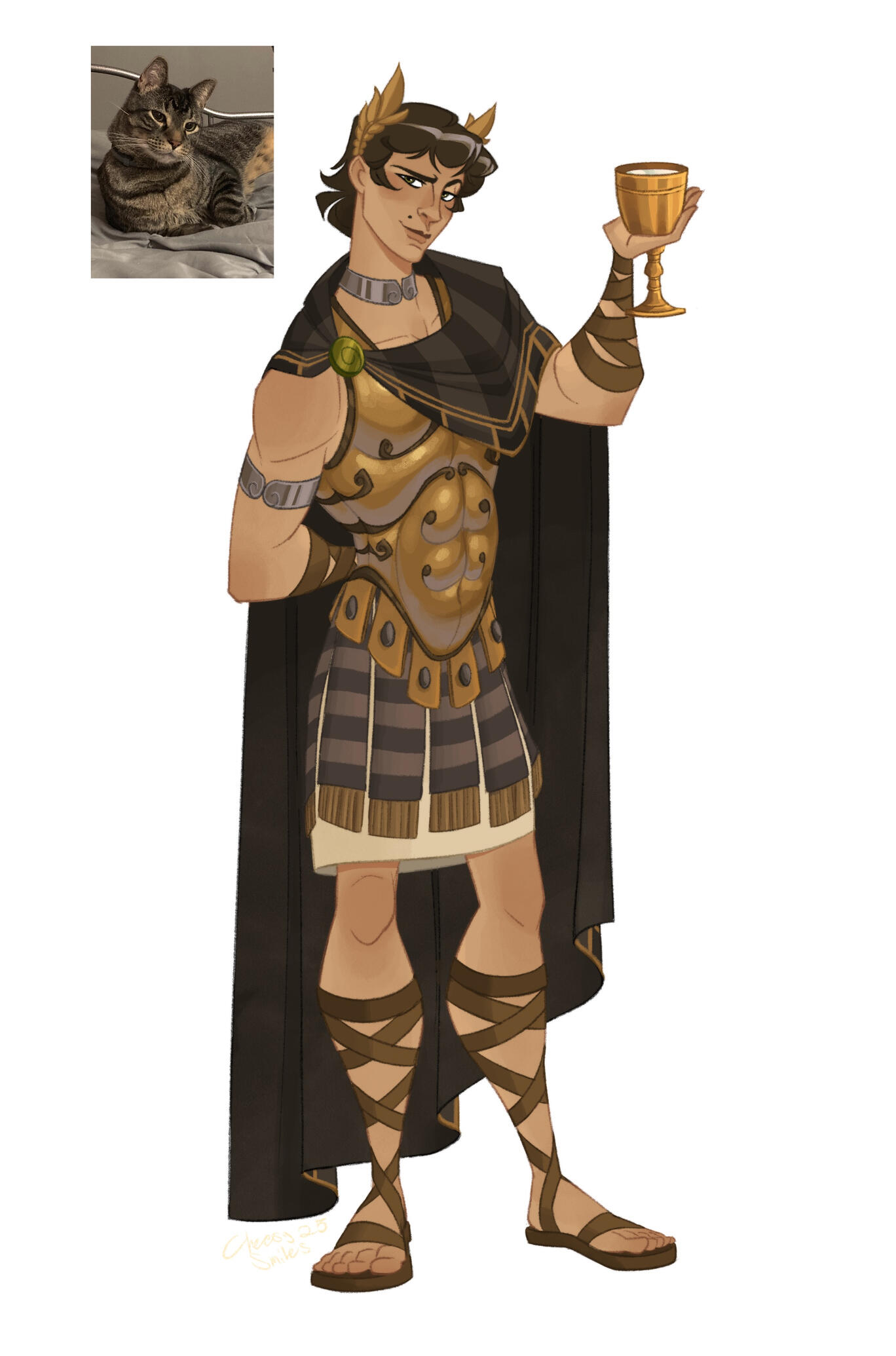 Character design - King George (based on pet)