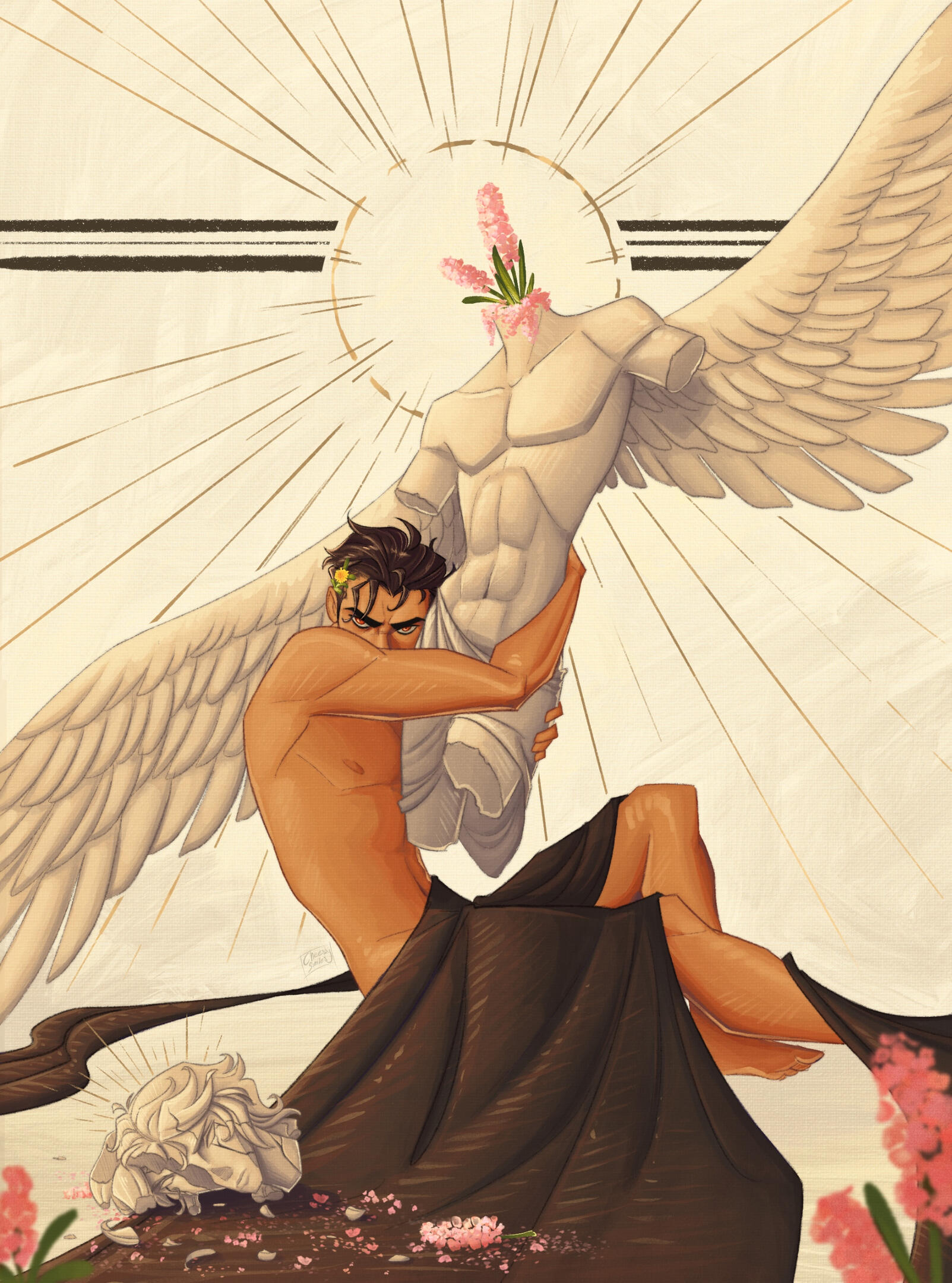 Illustration - "His Body, My Temple"