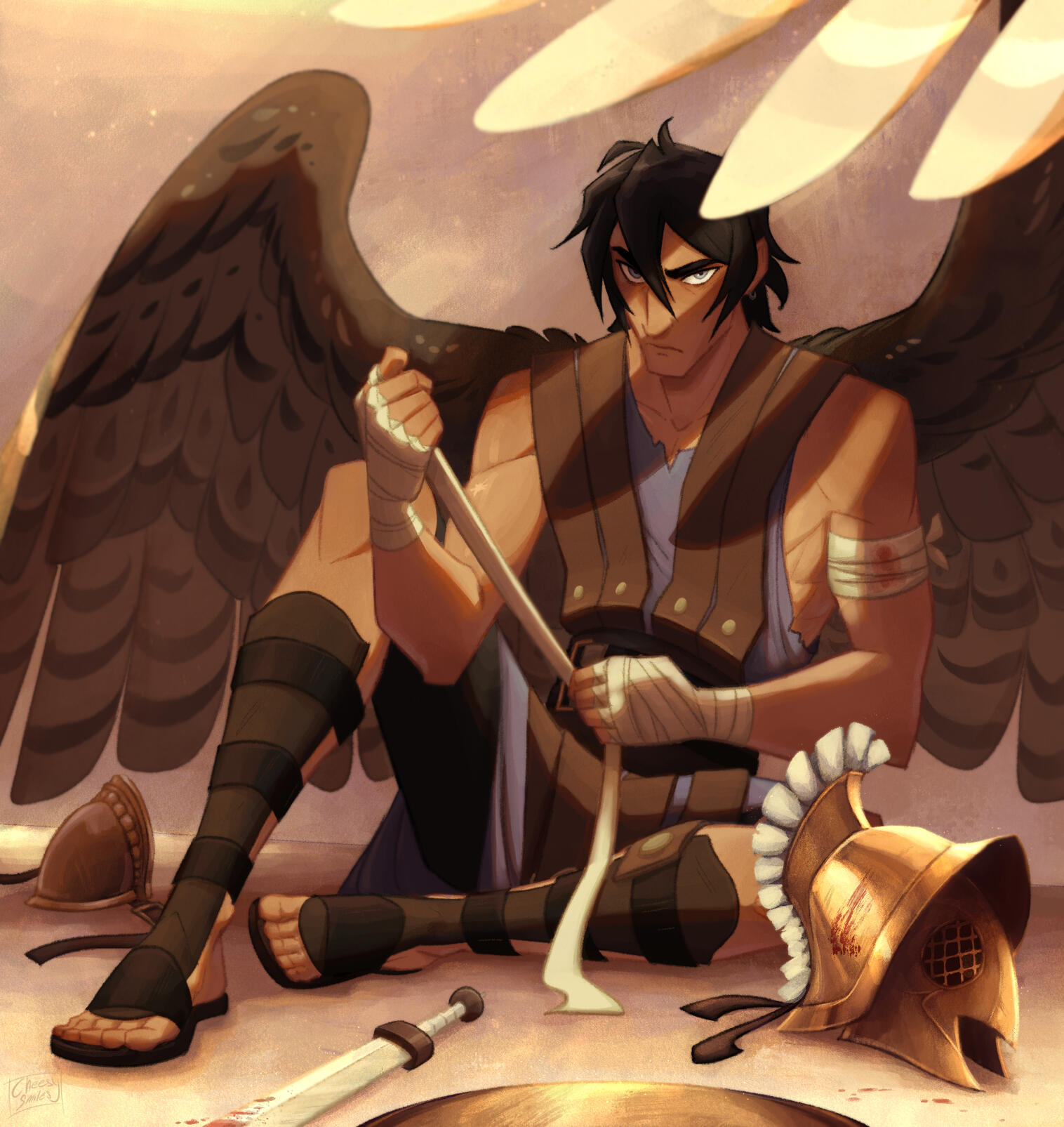 "Resting Gladiator"
