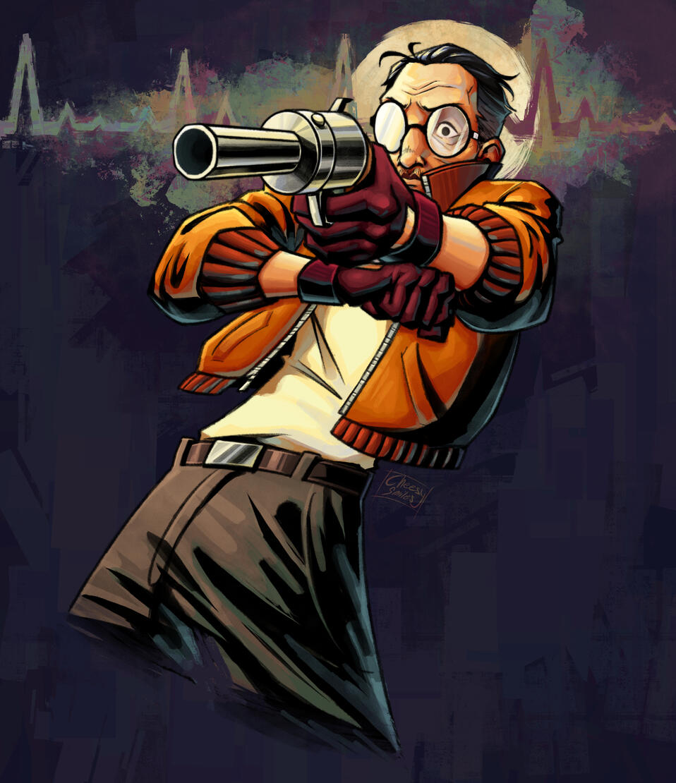 Kim - Disco Elysium fanart