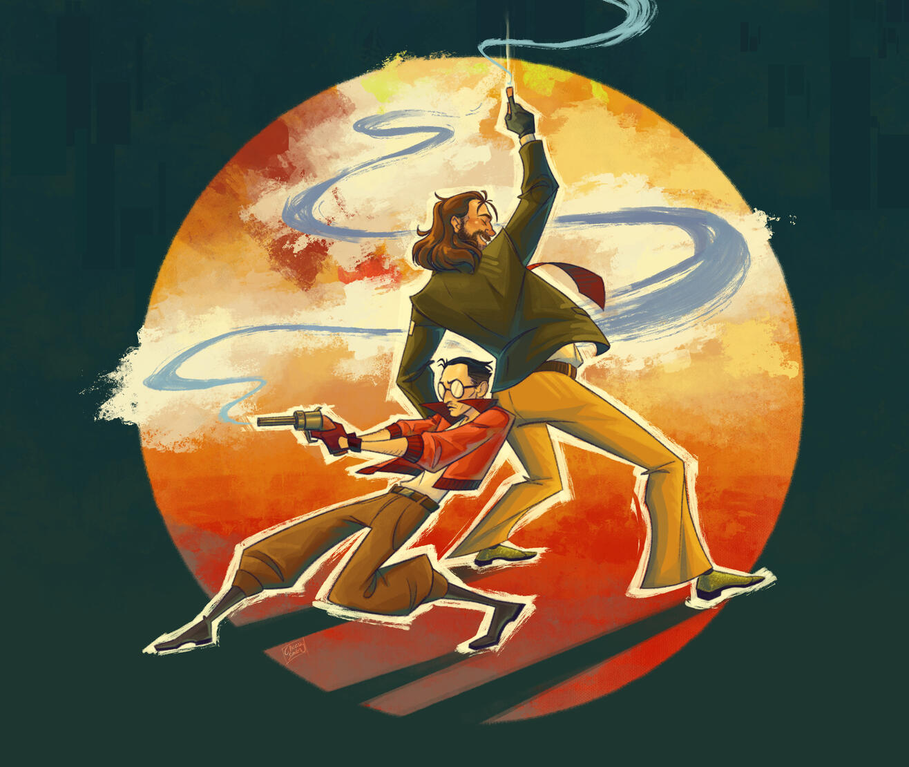 "Disco" - Disco Elysium fanart