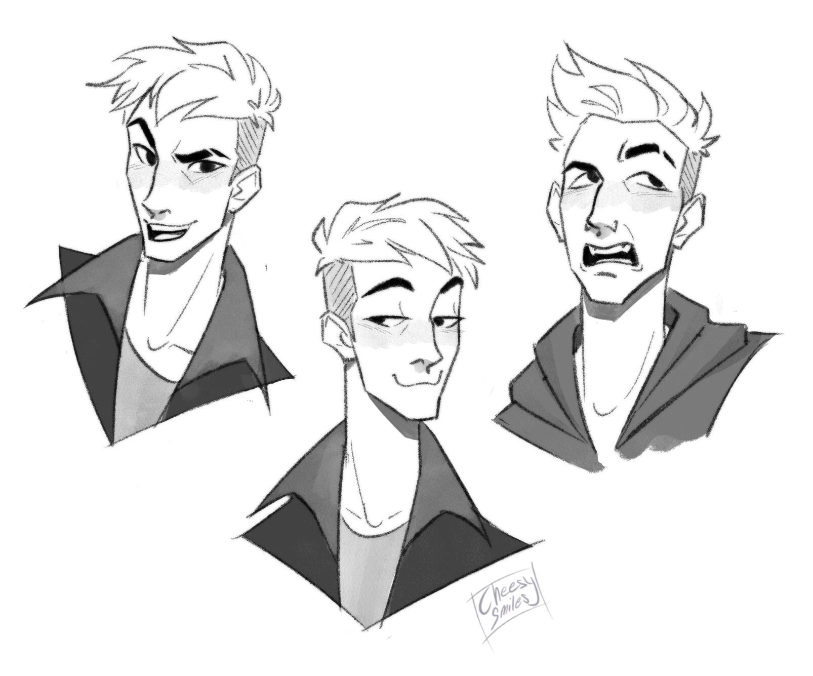 Expressions of @_crowebarr’s character