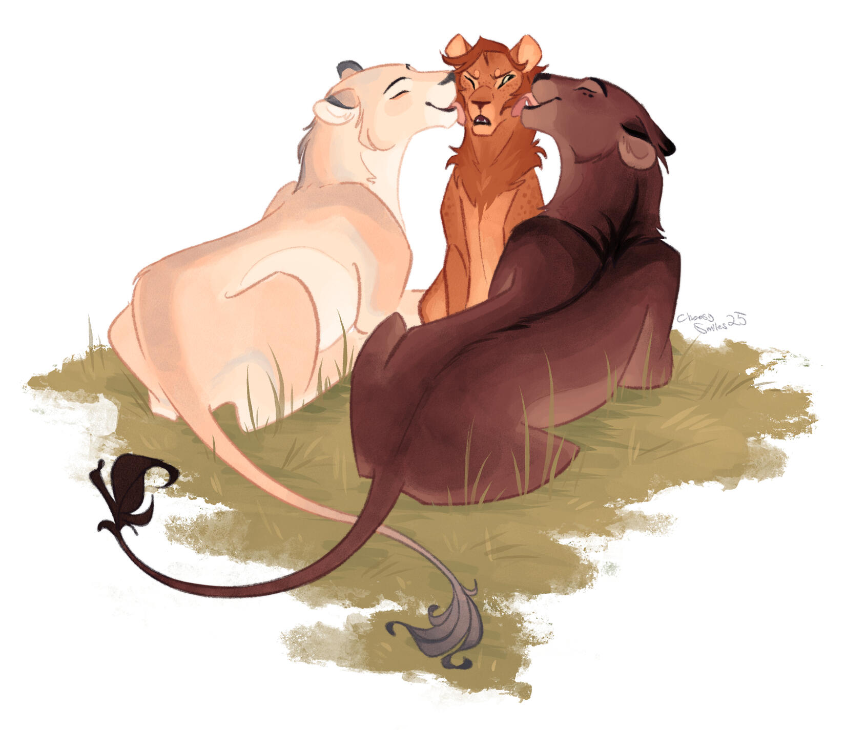 Proud mothers &amp; their cub