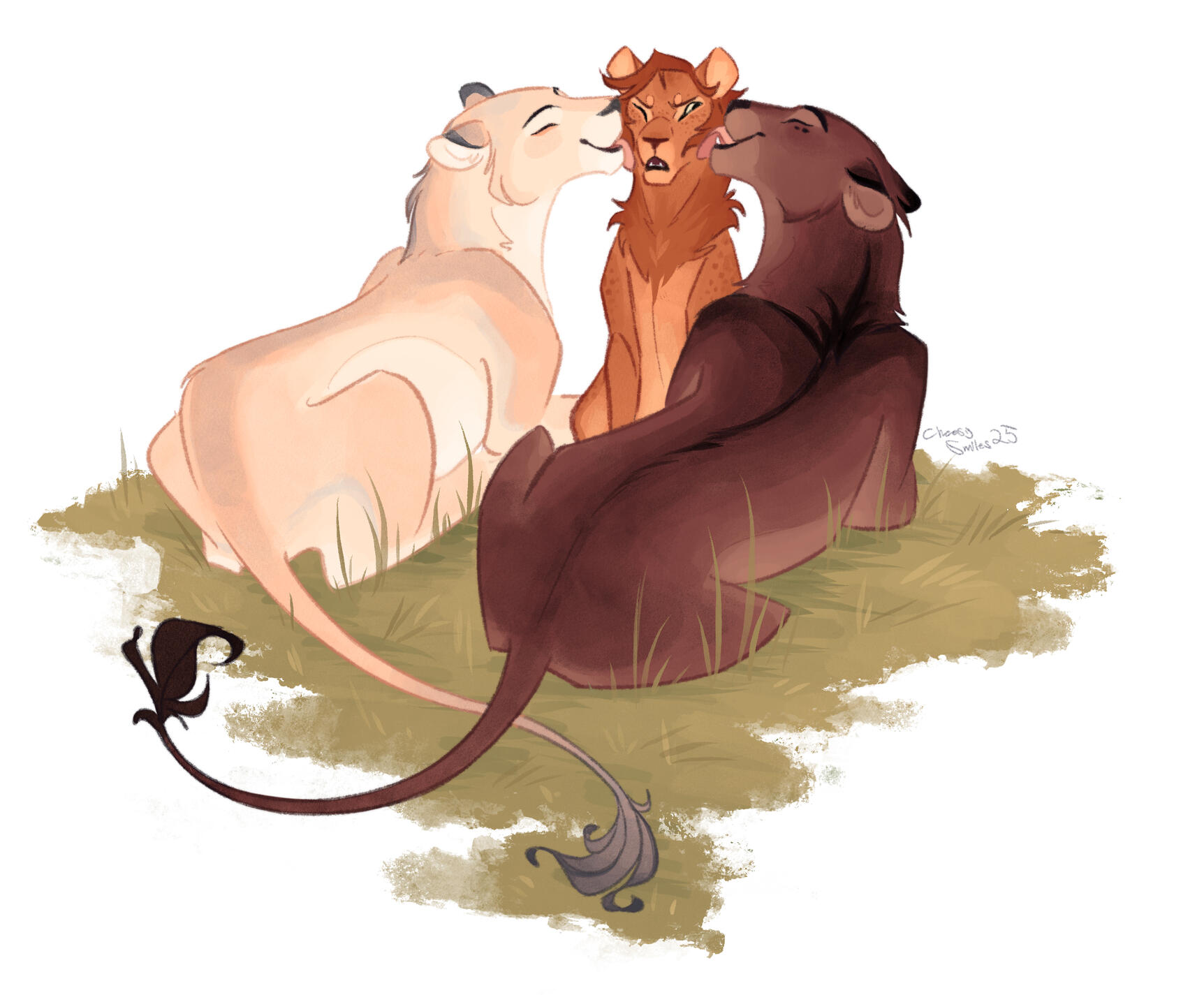 Proud mothers &amp; their cub