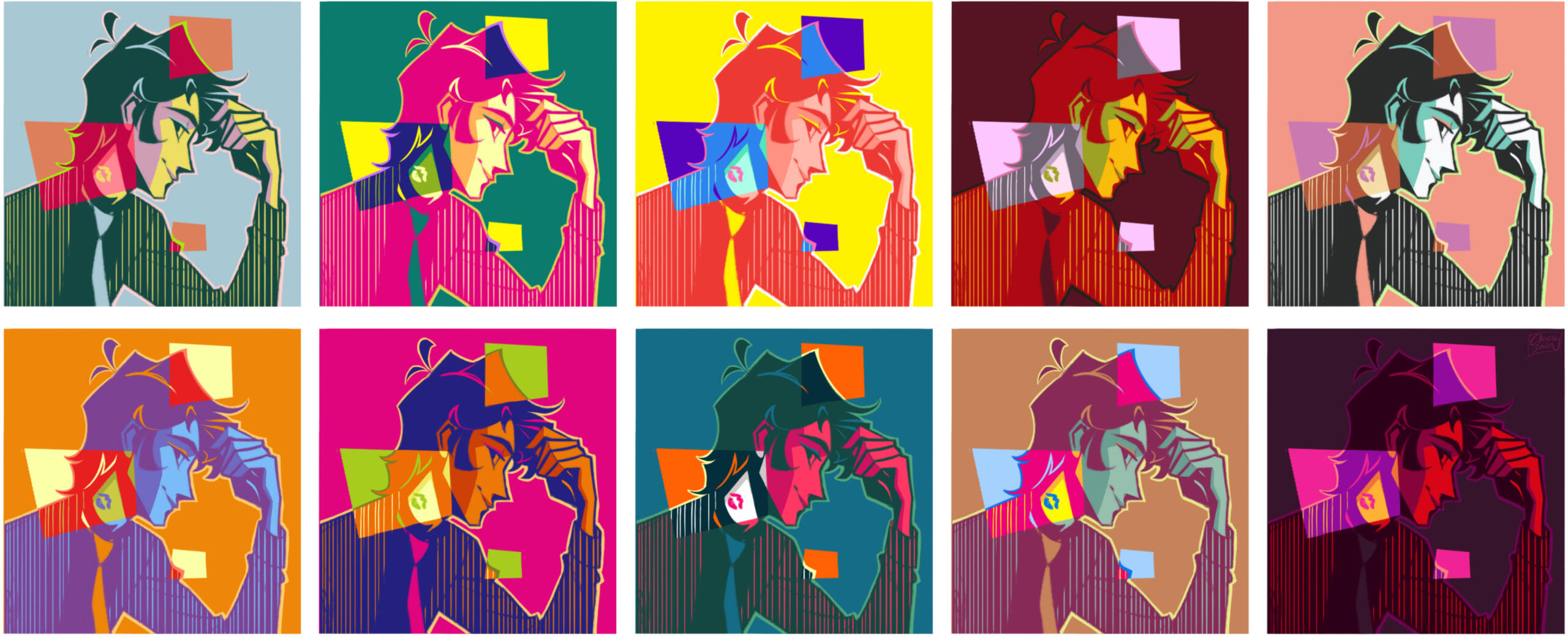 "100 Colors" - Editorial illustration